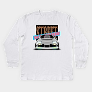 street warrior 240sx Kids Long Sleeve T-Shirt